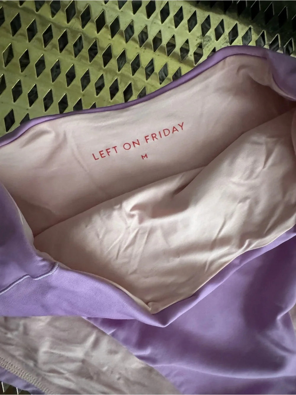 Left On Friday lilac high