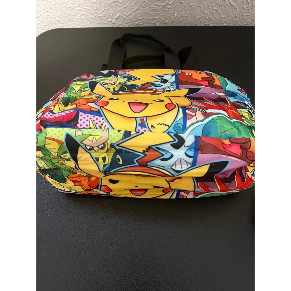 Pokemon 3 Piece Backpack Set Pikachu Charizard Insulated Lunch Bag Pouch NWOT