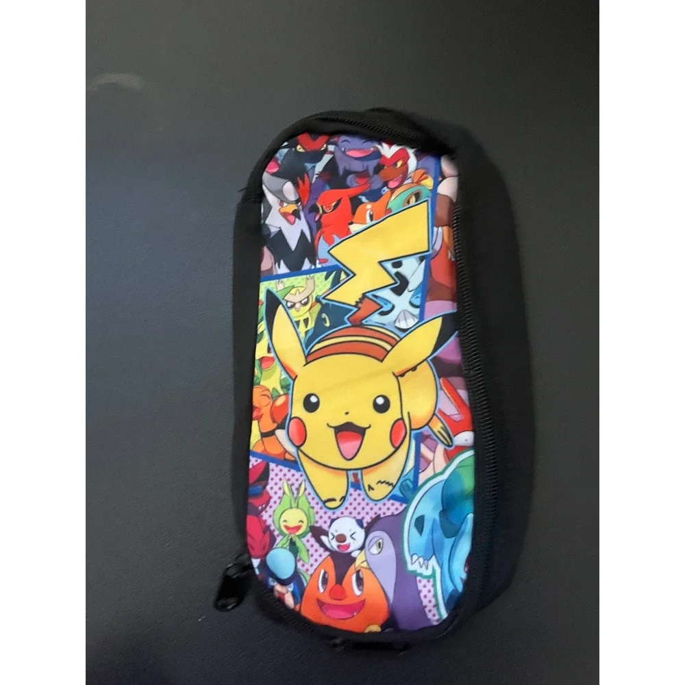 Pokemon 3 Piece Backpack Set Pikachu Charizard Insulated Lunch Bag Pouch NWOT
