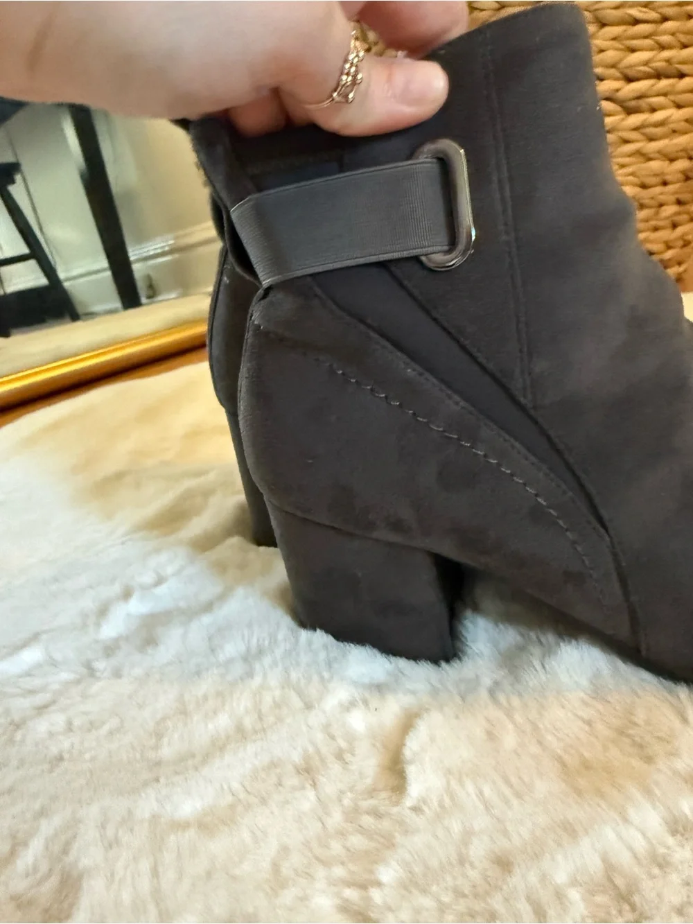 Easy Spirit suede ankle