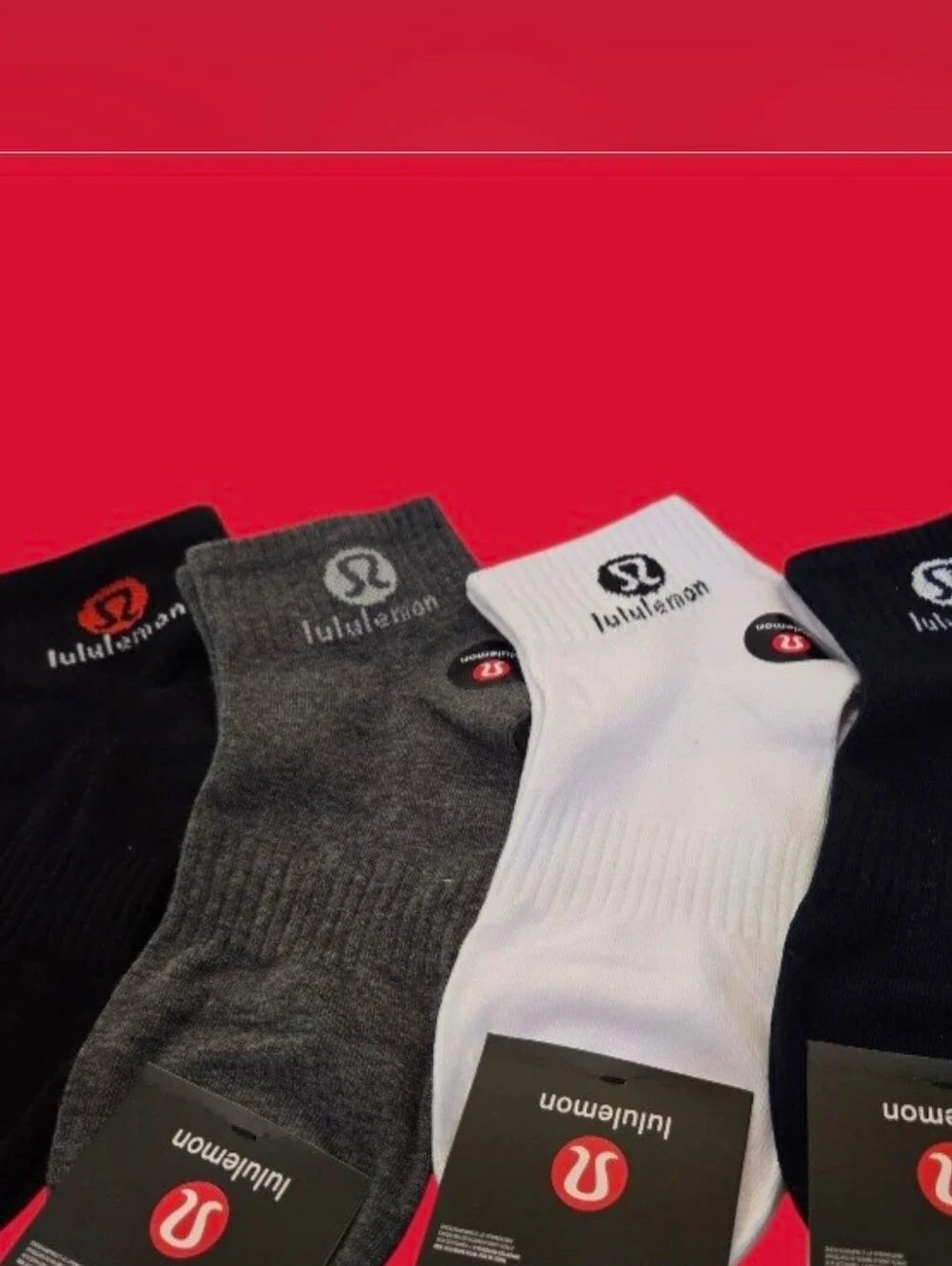 lululemon athletica nylon colors socks