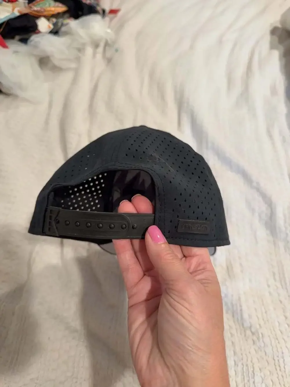 Men's Black Performance Baseball Hat - Breathable Sport Cap