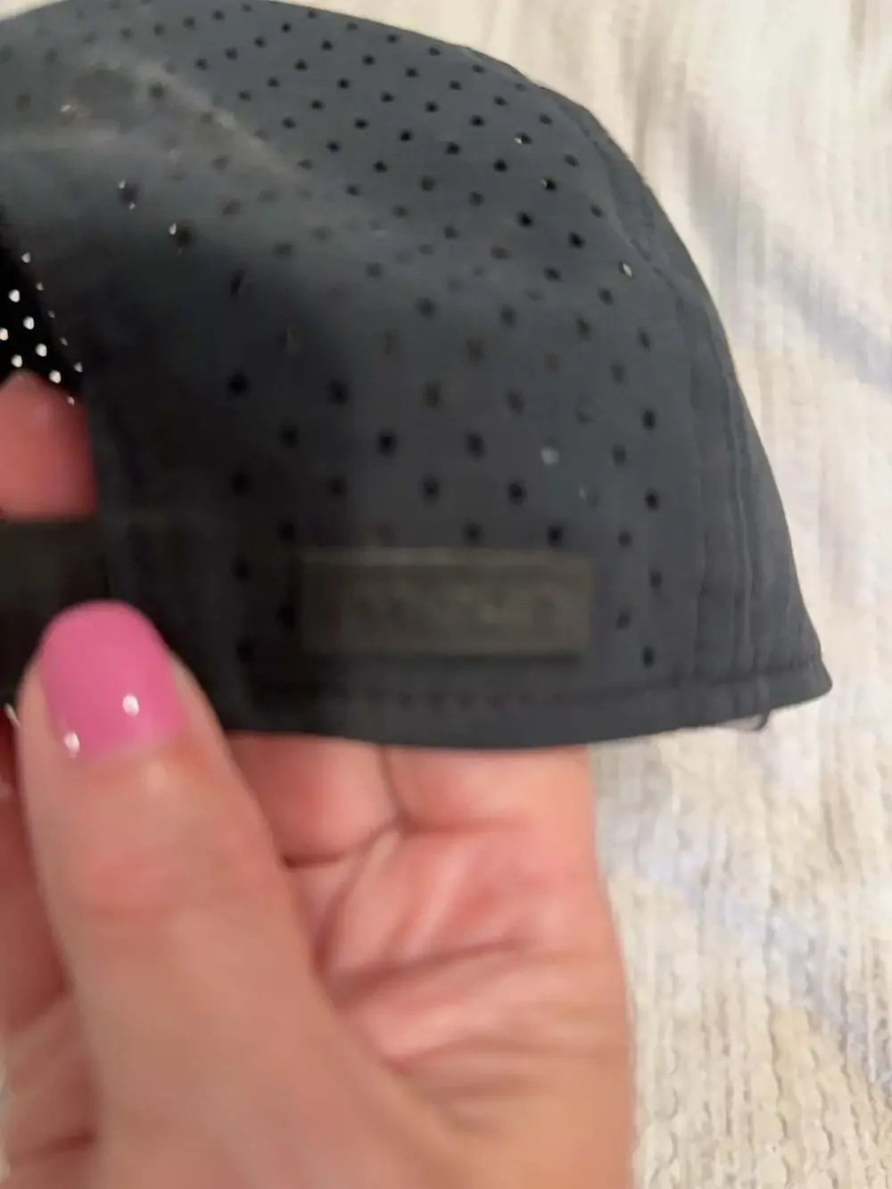 Men's Black Performance Baseball Hat - Breathable Sport Cap