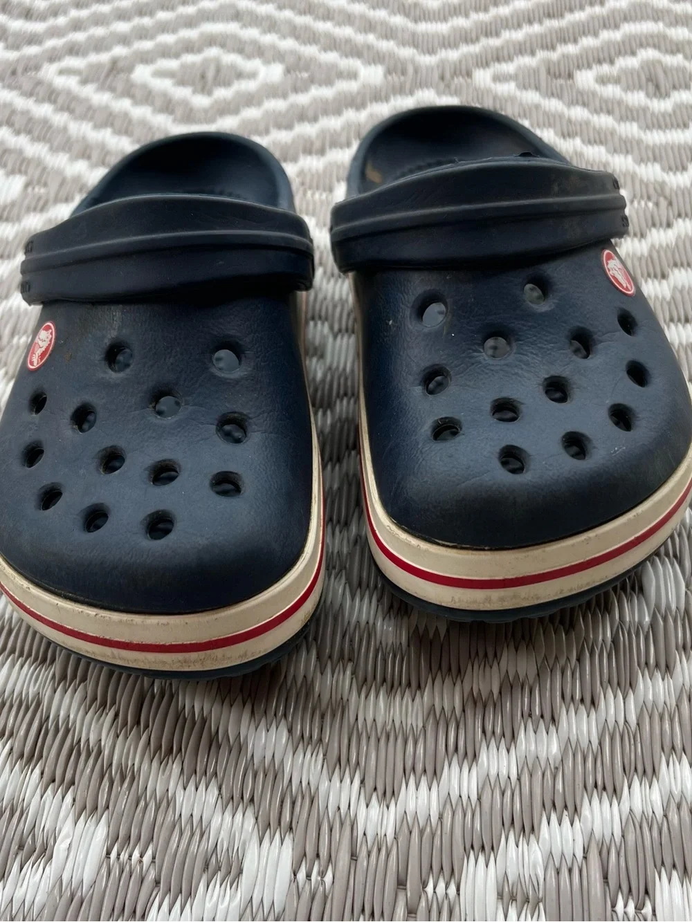 Kids Black Slip-On Crocs Shoes