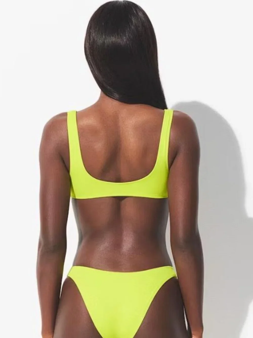 SKIMS Women's Signature Swim Plunge Bikini Top Size S In Sphere