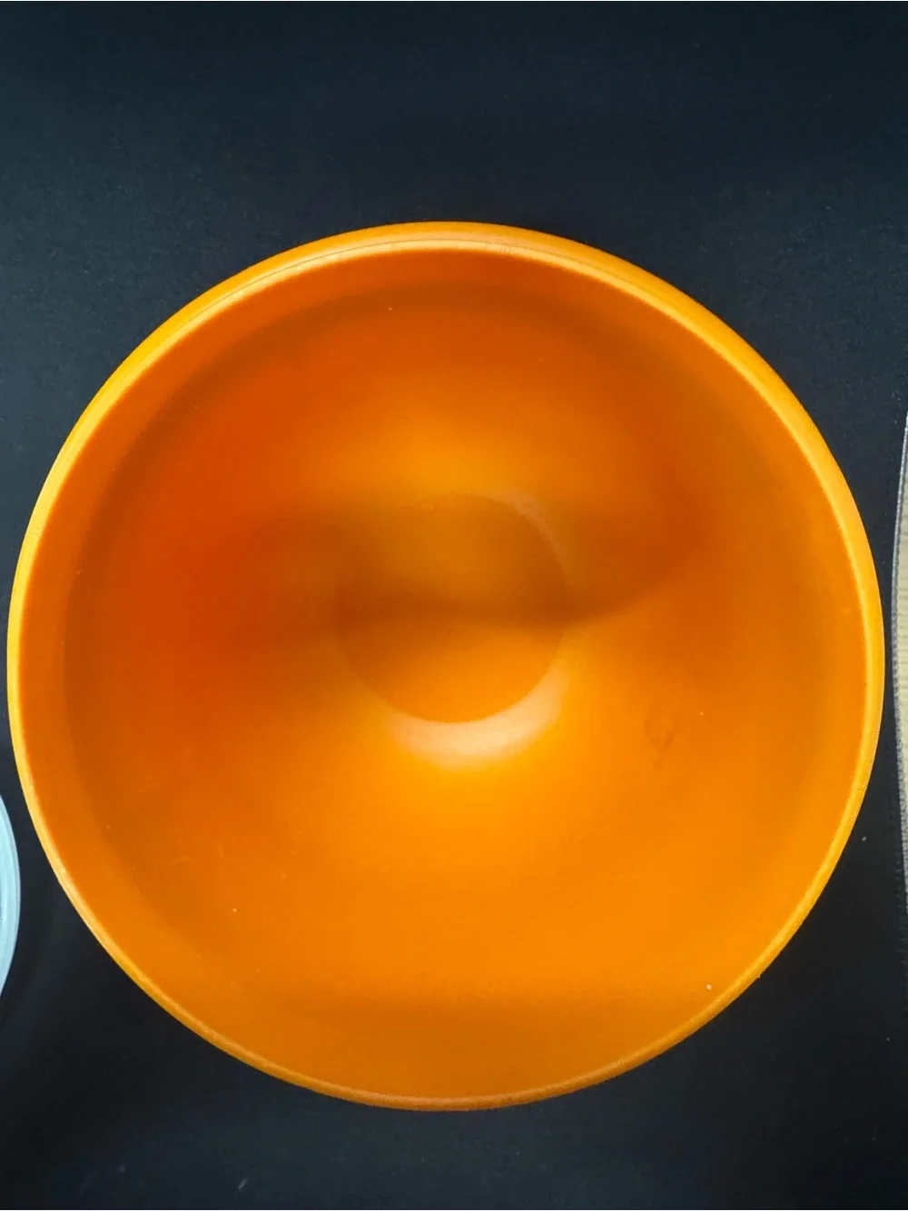 Tupperware orange storage