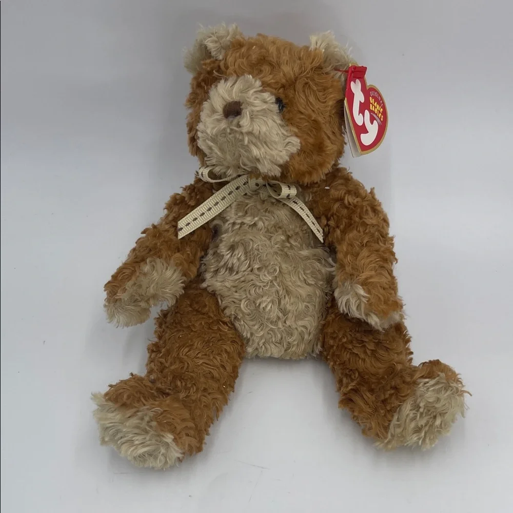 Ty Beanie Babies, Ty Attic Treasure 1992 1st Gen Tag Reggie the Jointed Bear