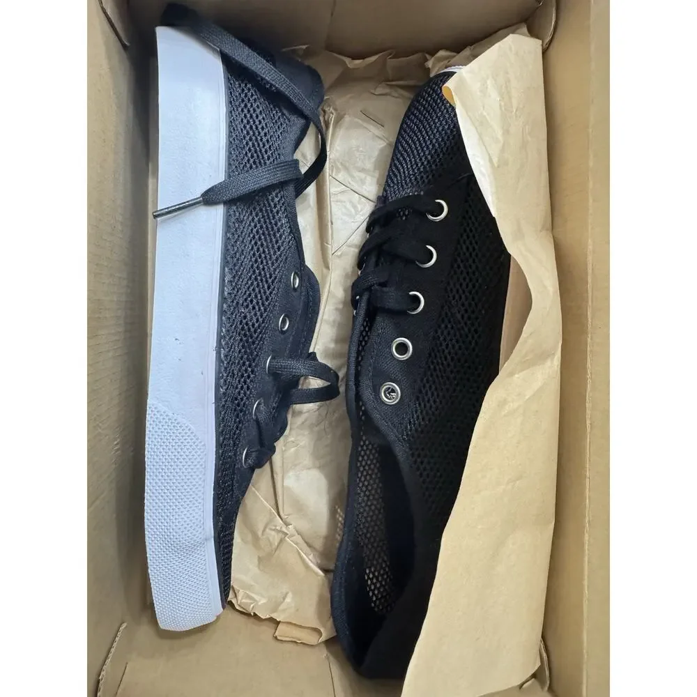 ECCO KAPLAN V MESH BLACK SNEAKERS MEN'S US 8 EU 41 NIB AUTHENTIC SHOES