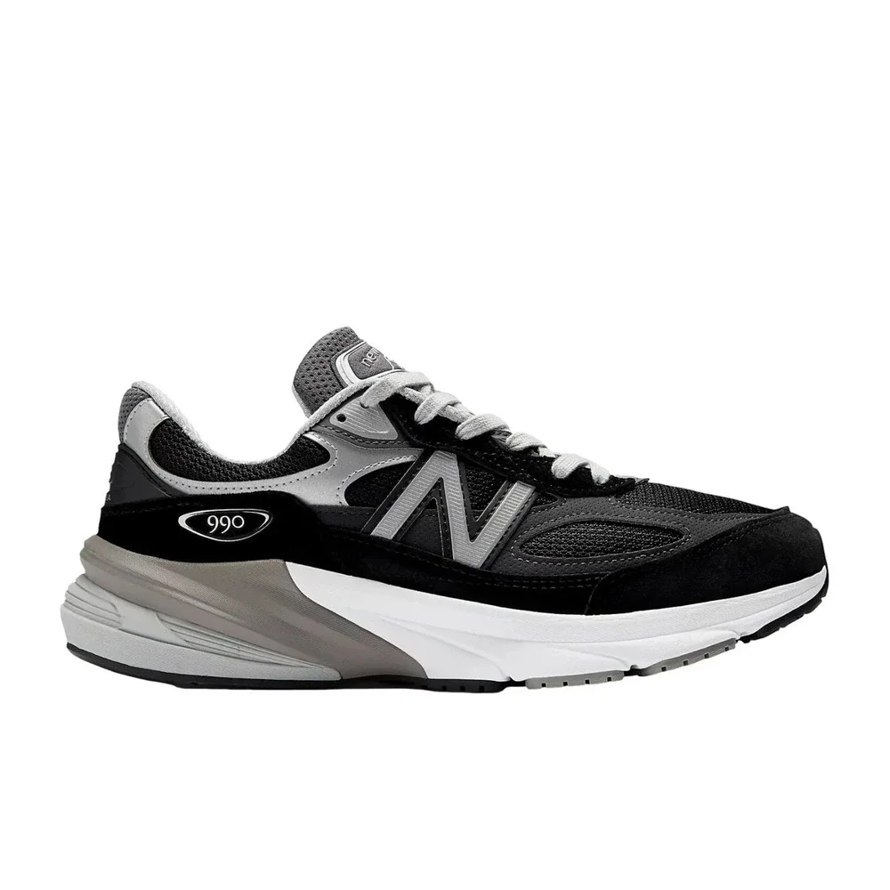New Balance 990 V6 Kids Size 5.5 Running Shoes Black/Grey Sneakers GC990BK6 NEW