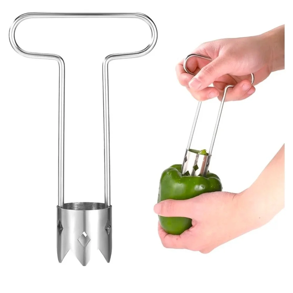 NEW Upgraded stainless steel fruit coring remover T-Type