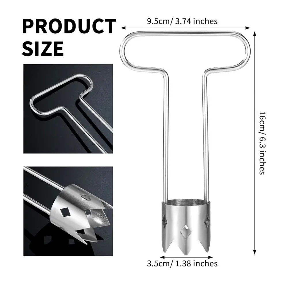 NEW Upgraded stainless steel fruit coring remover T-Type