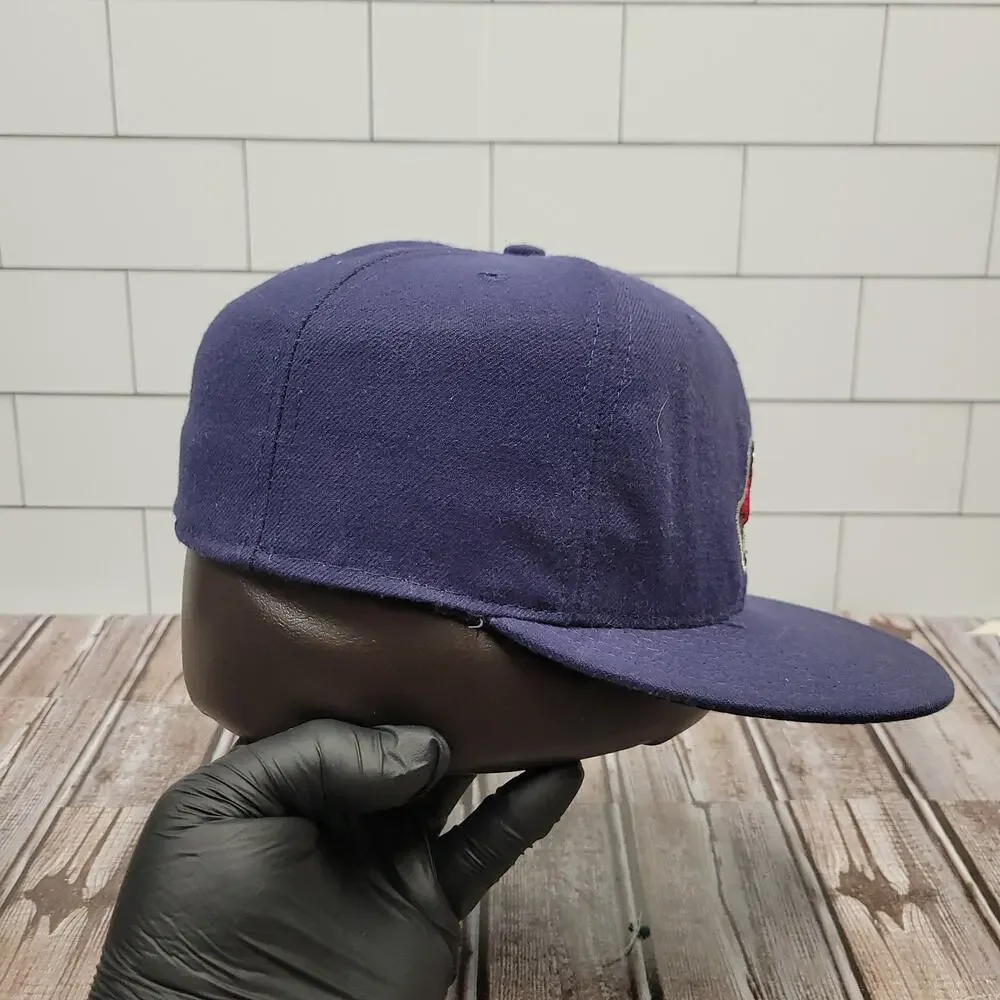 New Era Cleveland Indians Authentic On Field 59FIFTY Fitted Hat Size 7 3/8