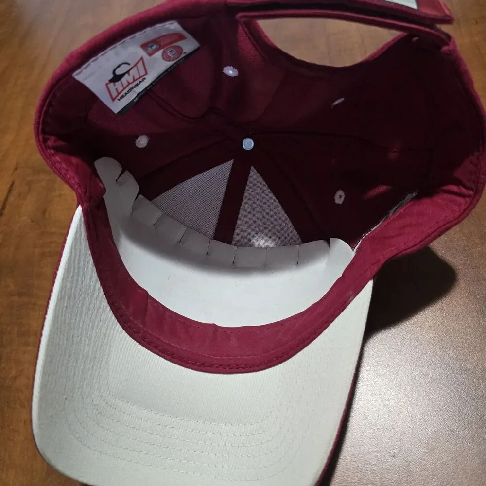 NEW HMI Headwear Alabama Crimson Tide Adjustable Strap Cotton A Frame Dat Hat OS