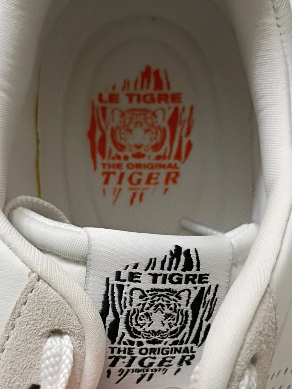 New Le Tigre Tompkins Bright White Casual Low-Top Sneakers Women 10M