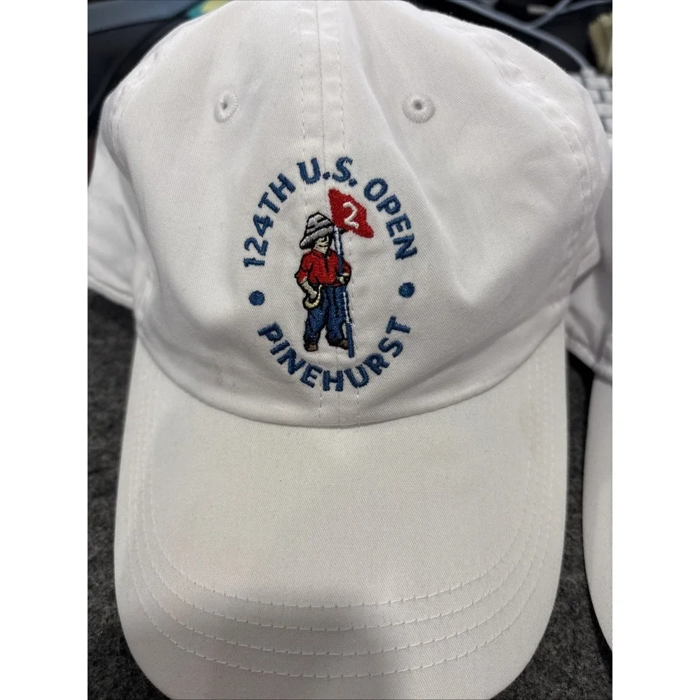 US Open Golf Cap ( Bundle 2 Caps) Ahead Sport, White New, Pinehurst, Oakmont