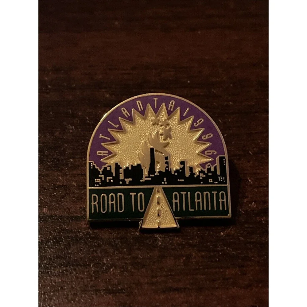 1996 Atlanta Summer Olympics Road To Atlanta Lapel‎ Hat Pin