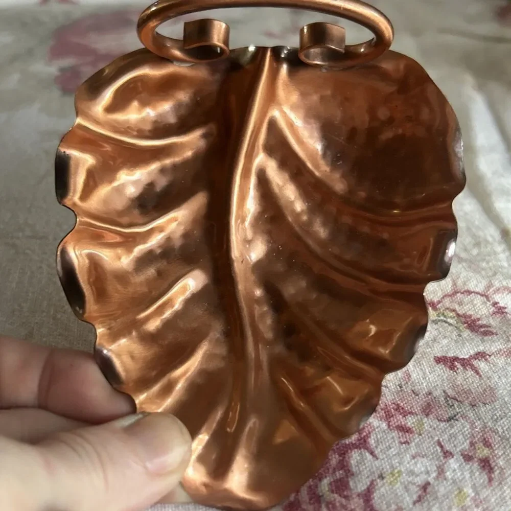 Vintage Gregorian Copper Trinket Dish Fairycore Cottagecore Whimsical