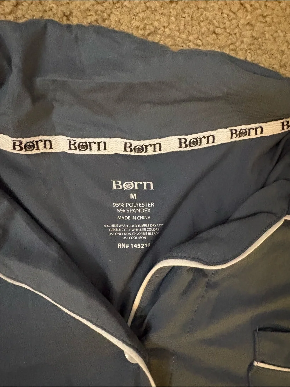 Born matching top front