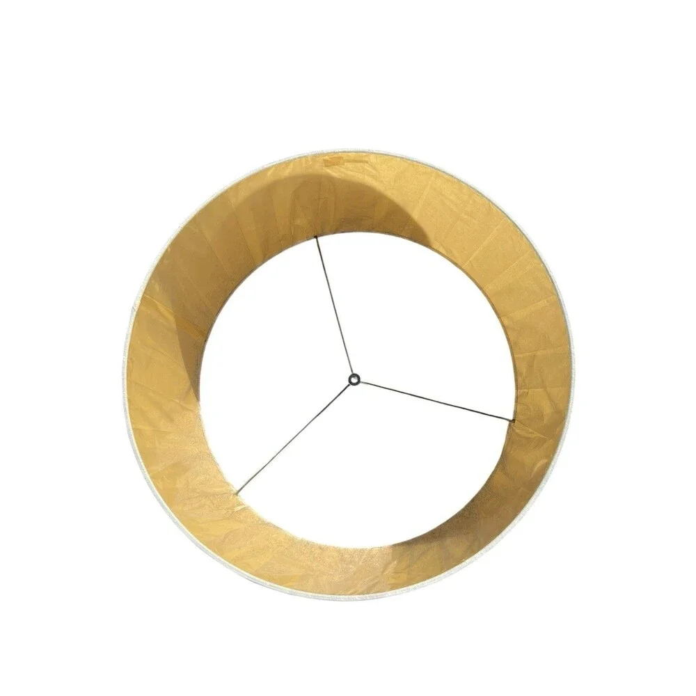 Restoration Hardware Off White French Drum Large Round Lamp Shade 6860-0141