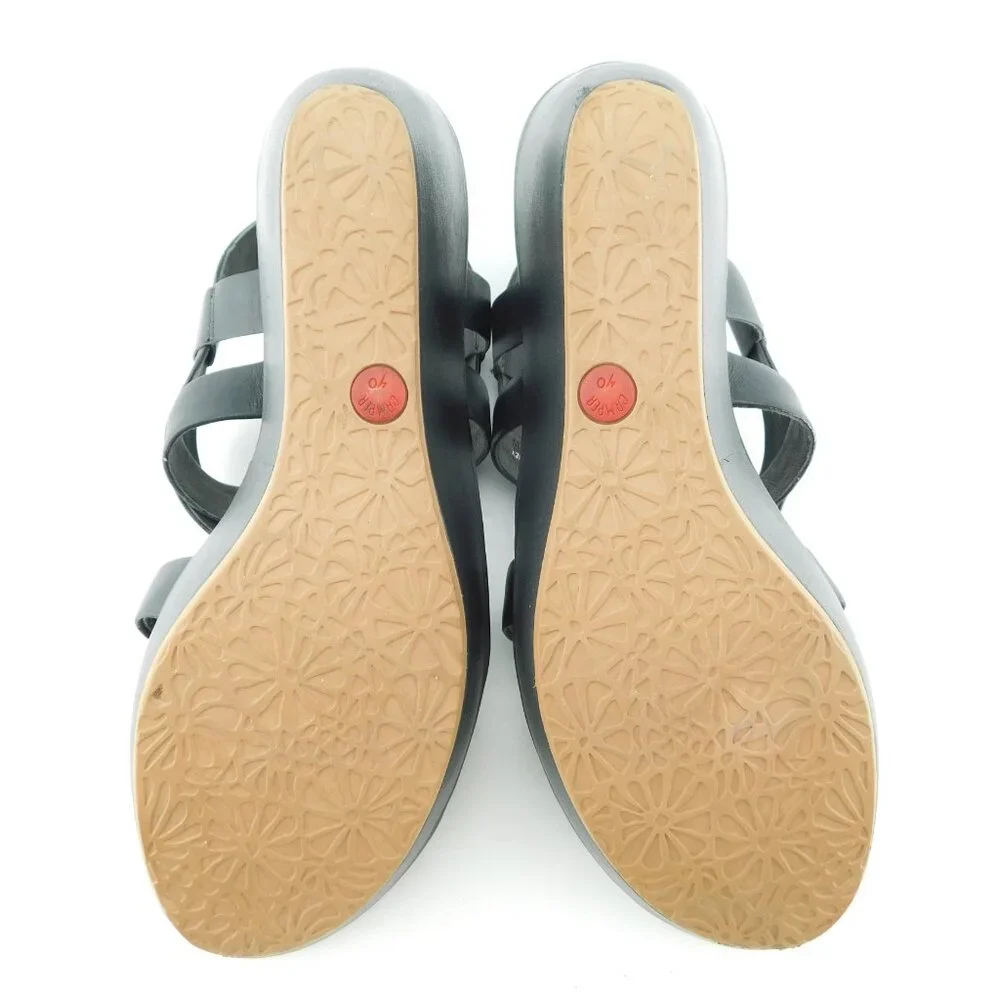 Camper black leather