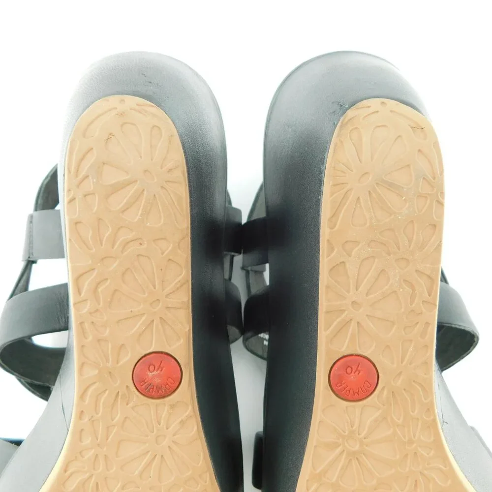 Camper black leather