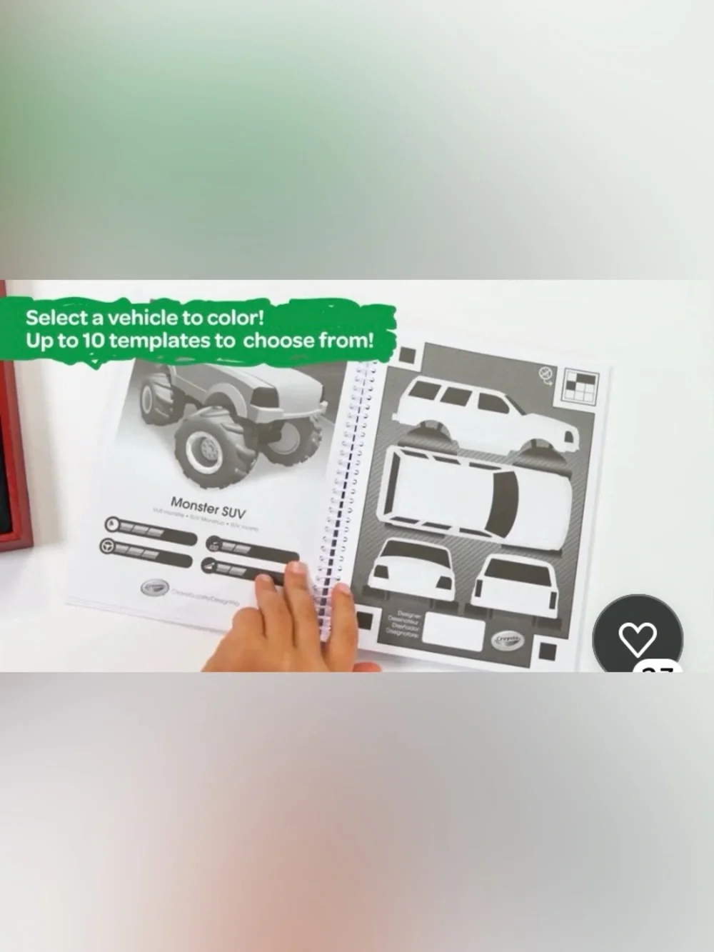 Crayola design cars
