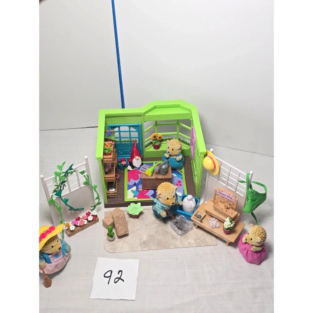 Li'l Woodzeez-Li'l Petals Flower Shop Playset Accessories Critters Sheeps Set