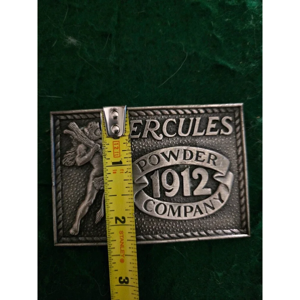 Vtg. 1977 Spec. Ed. Hercules Powder Company Belt Buckle (O-17)