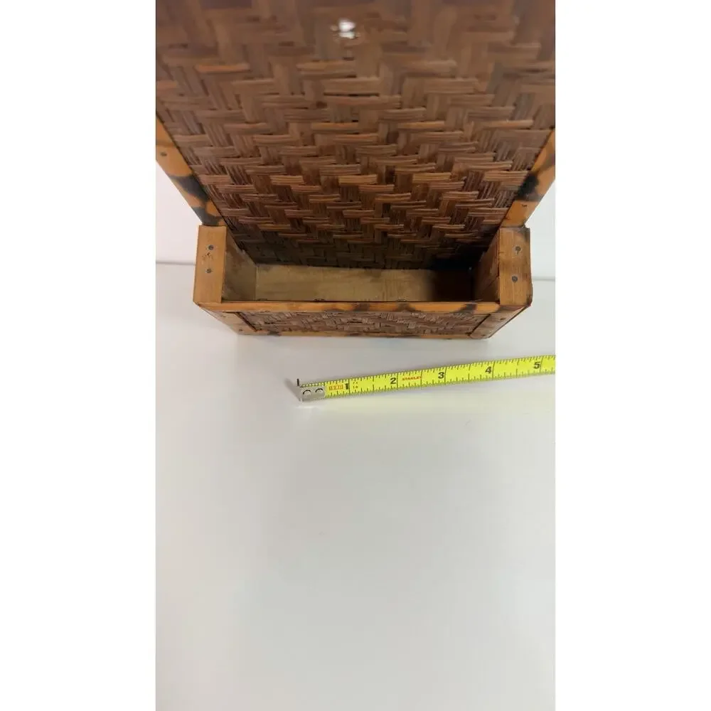 Decorative Wood Bamboo Ratton Storage