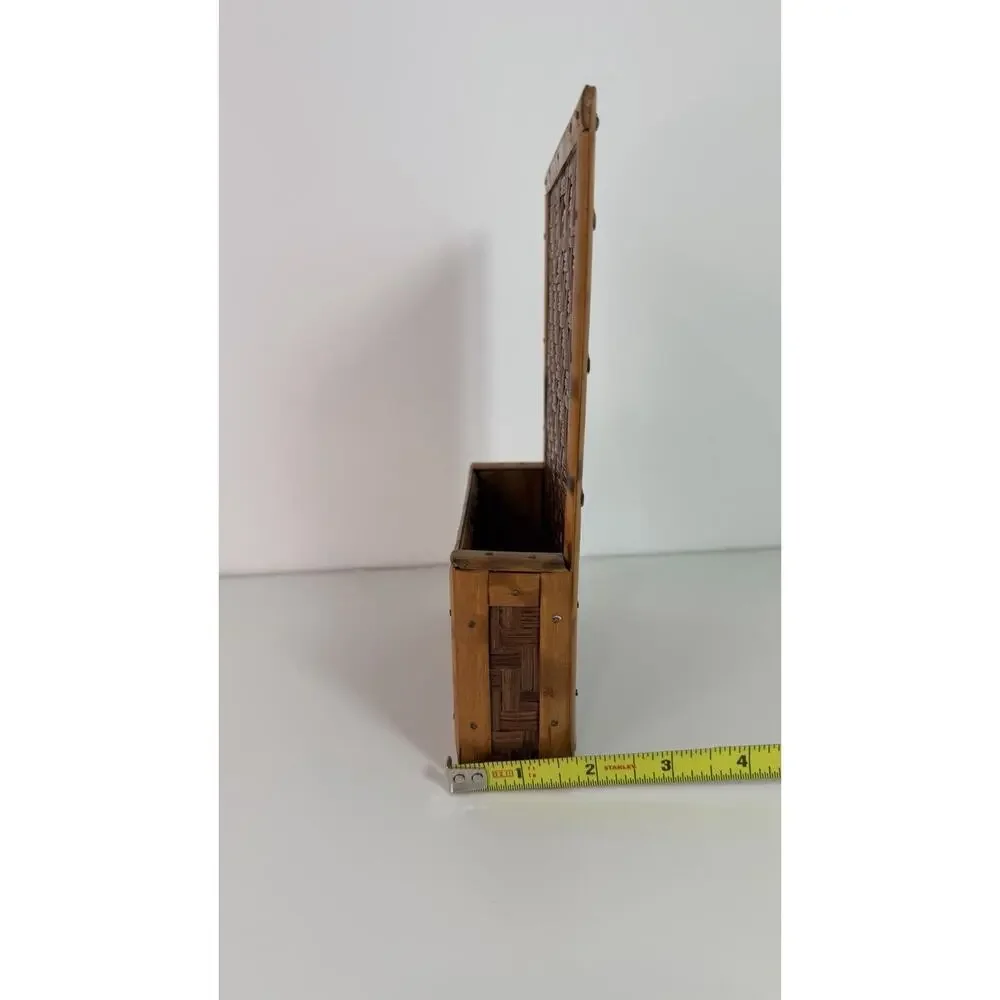 Decorative Wood Bamboo Ratton Storage