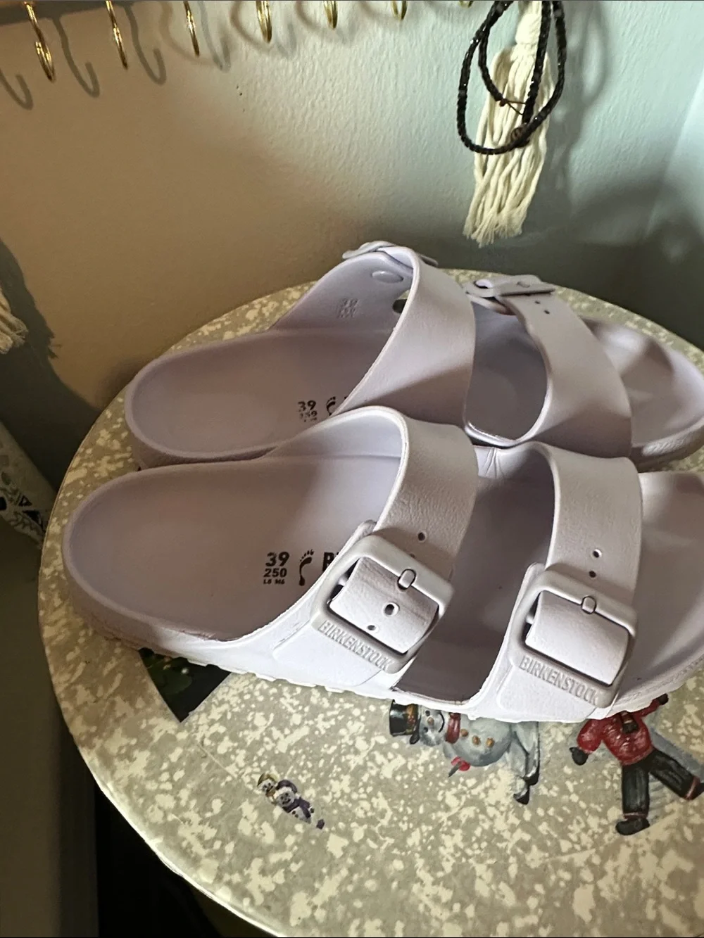 Birkenstock light lilac