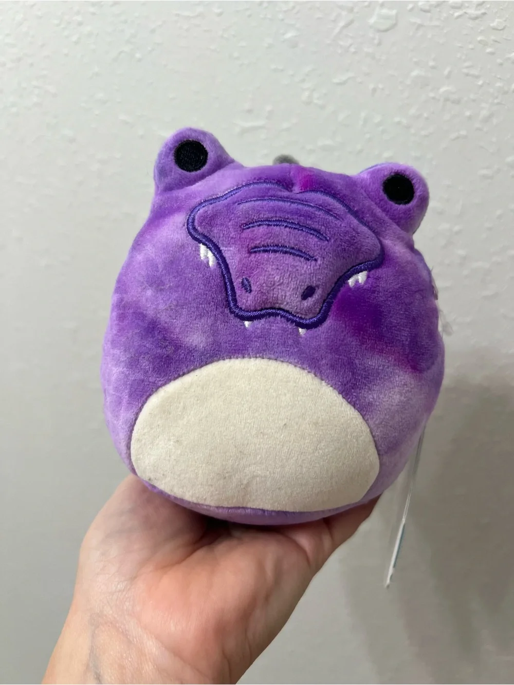 Dove the Alligator Purple tie-dyed Squishmallow