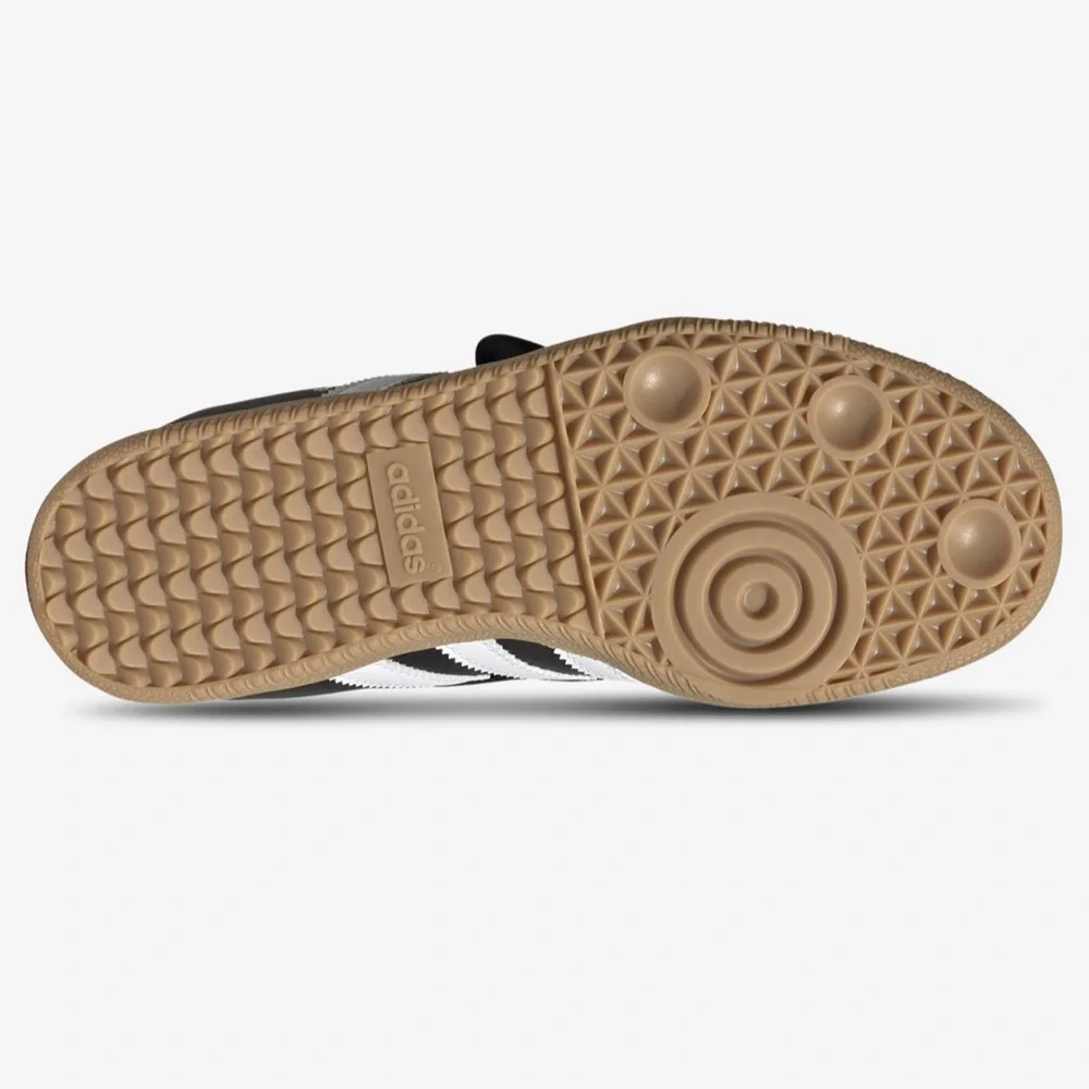 adidas Black, White & Gum Mary Jane Strap adidas Originals Samba Jane
