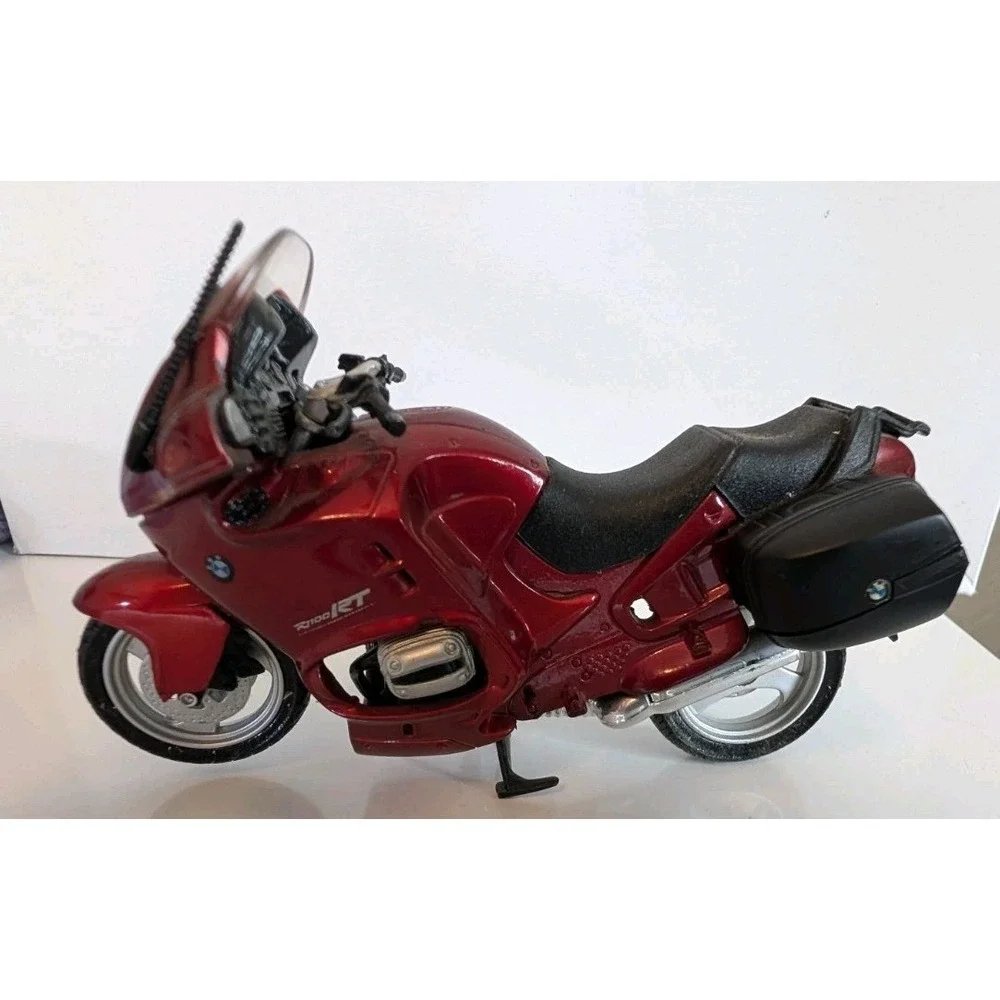 BMW R1100RT Diecast Motorcycle Model 1:18  Red Rare