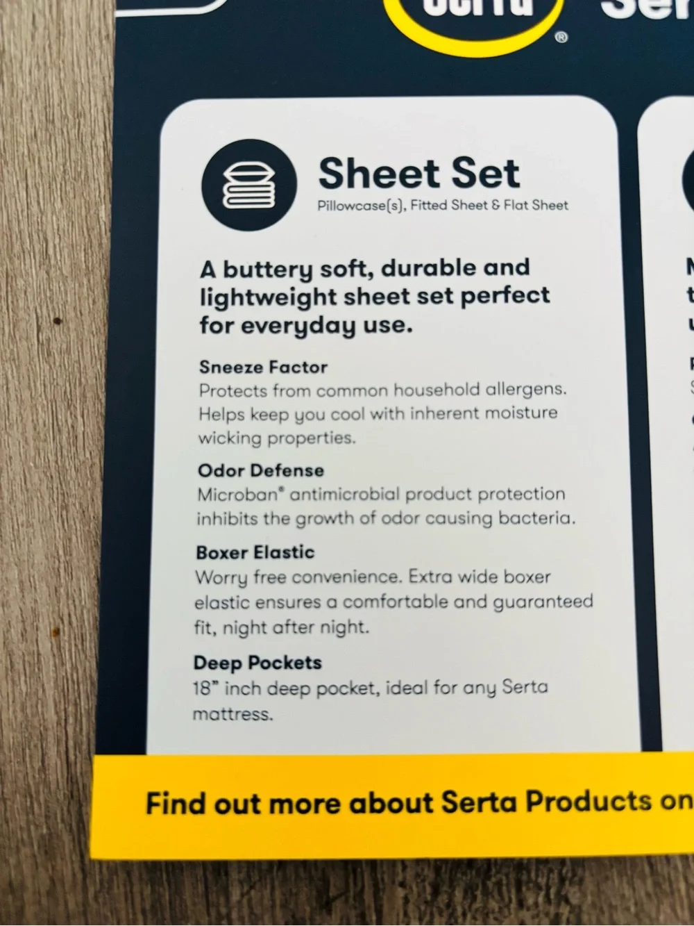 Serta new full