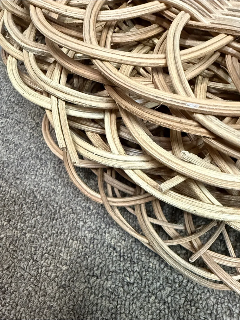 Threshold natural woven