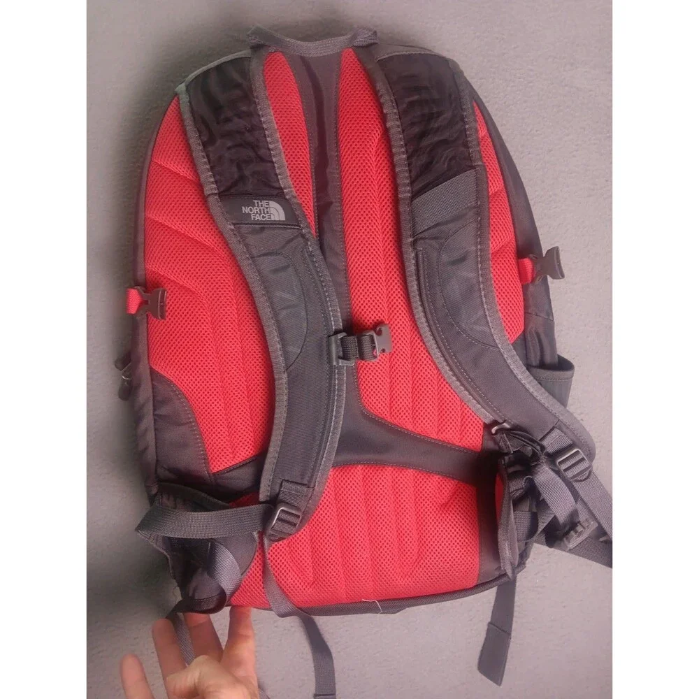 The North Face Surge II 2 Black Laptop Backpack Bag Multi Pocket Travel Daypack