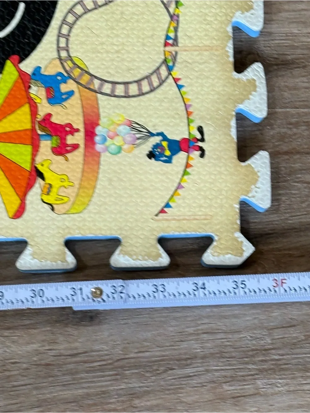 City RoadMap Play Interlocking Foam Puzzle Mat 9 tiles 36”x36” Comes in Bag