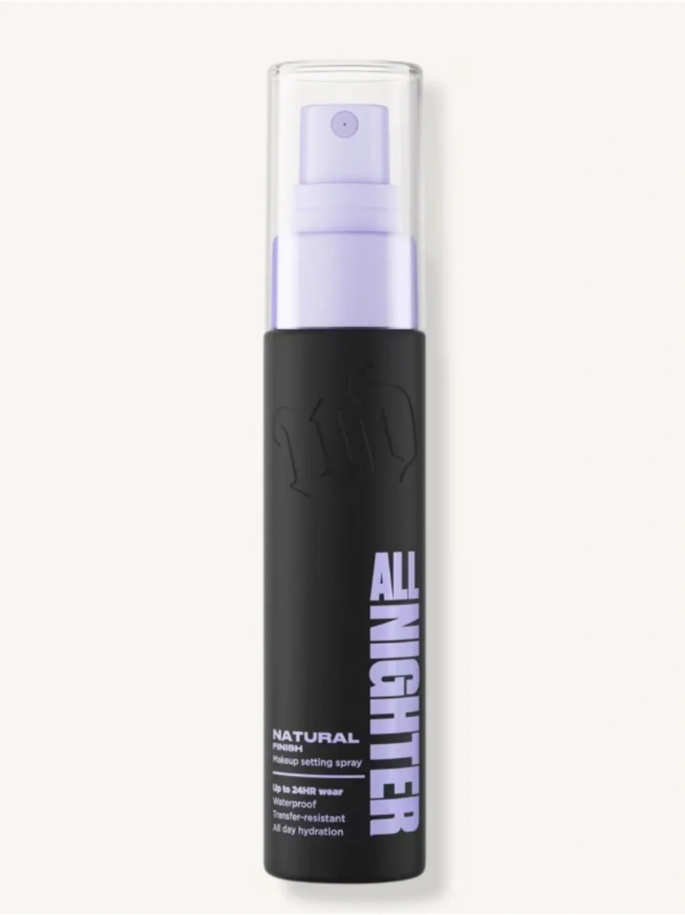 Urban Decay All Nighter Setting Spray - Black Bottle with Lilac Accent