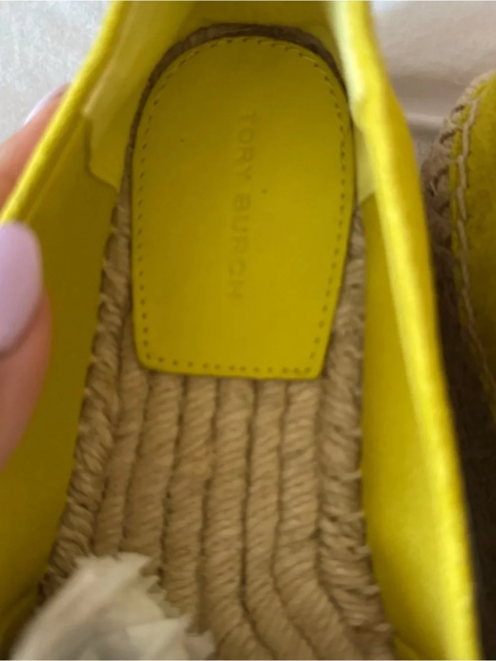 Tory Burch bright yellow