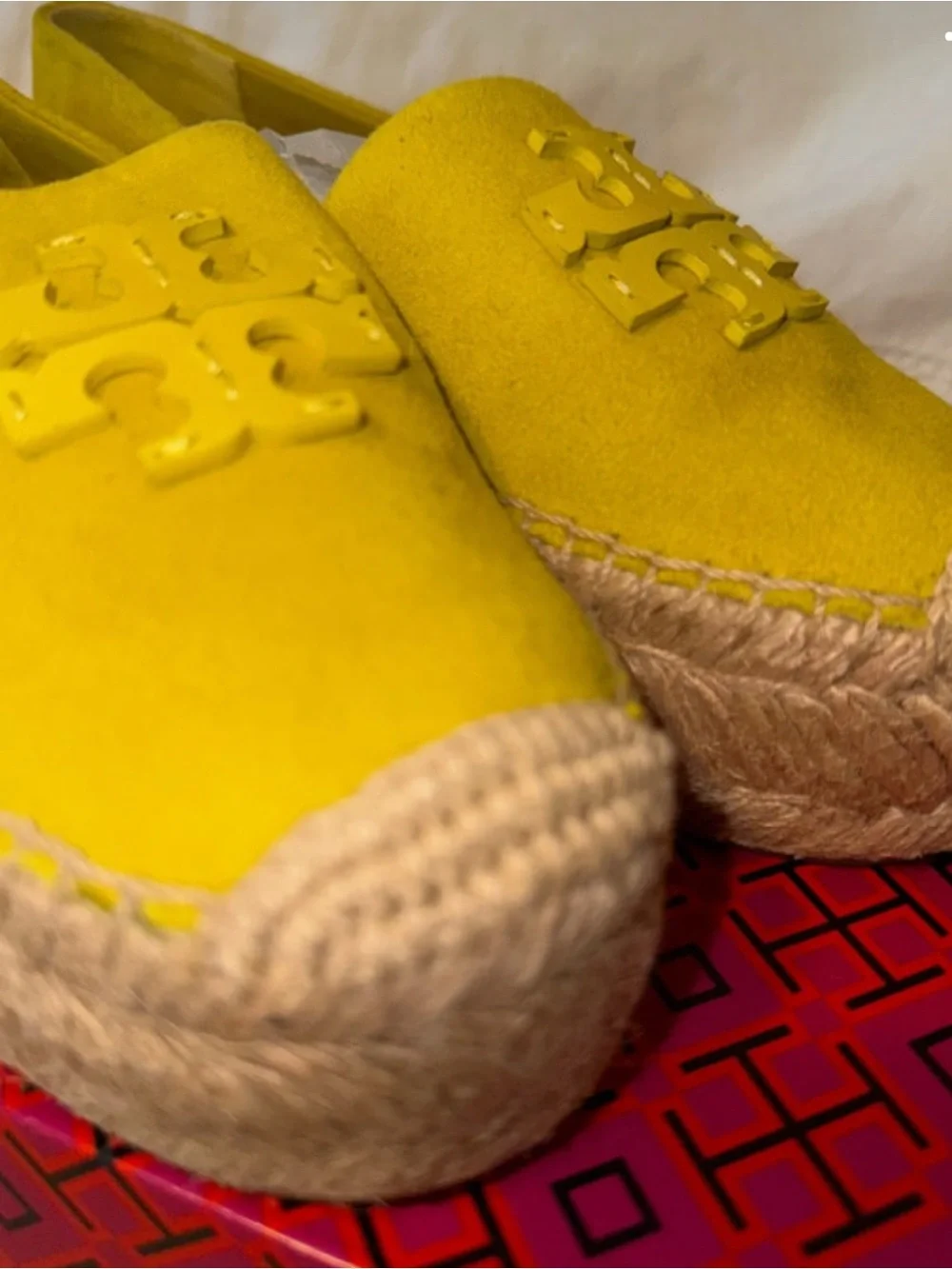 Tory Burch bright yellow
