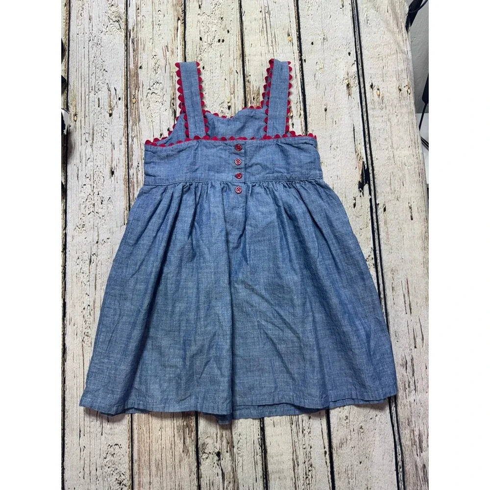 Gymboree chambray apple