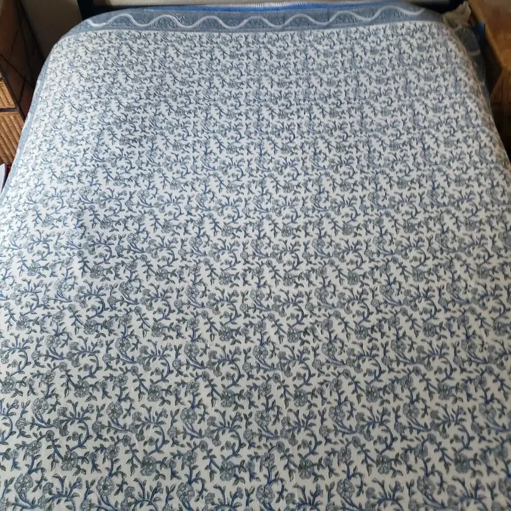 India Arts only hemmed blue