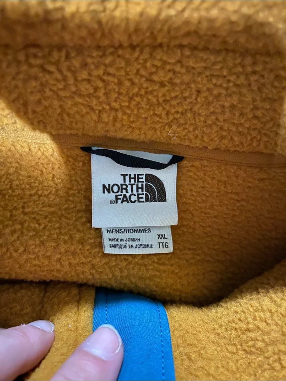 The North Face blue warm face