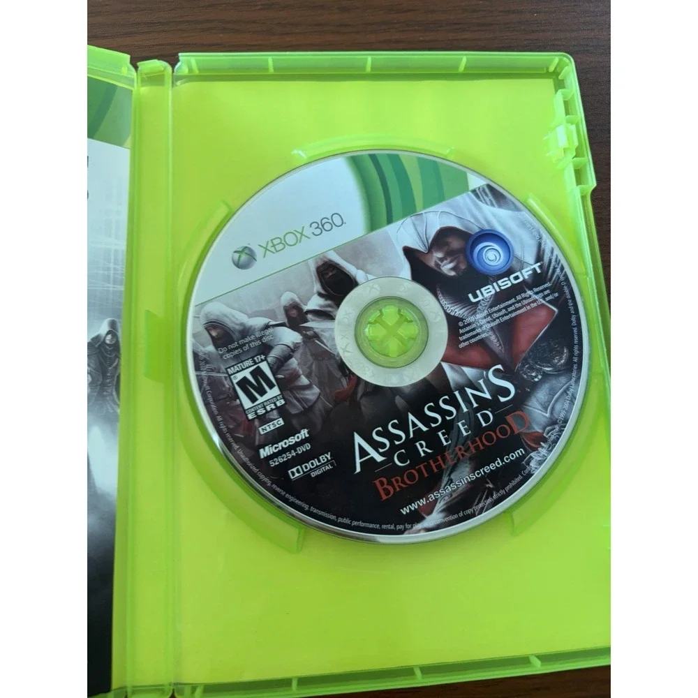 Assassin's Creed: Brotherhood (Microsoft Xbox 360, 2010) Video Game CIB‎