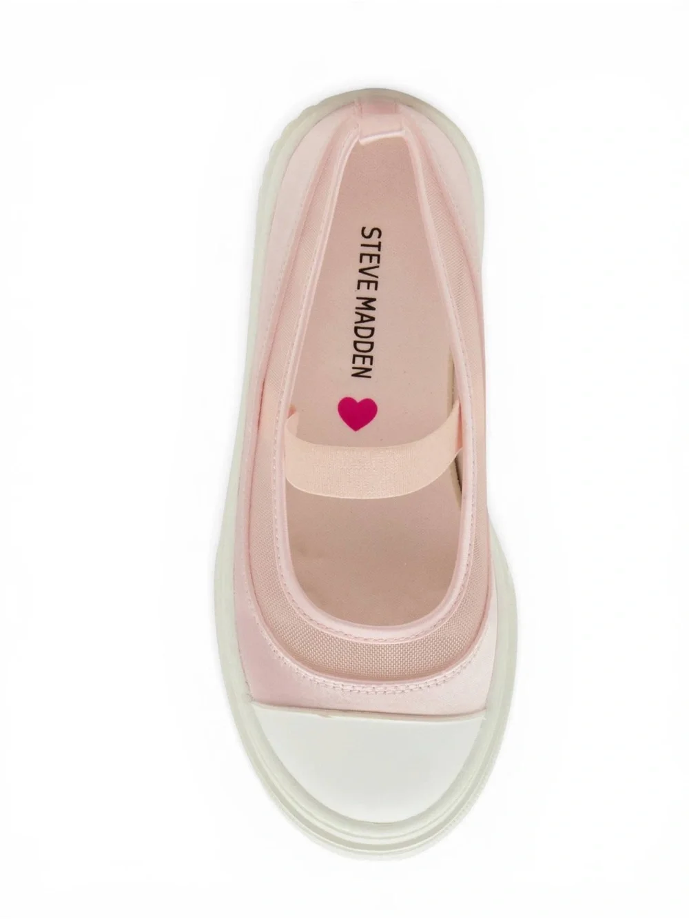 Steve Madden Kids Mary Jane Sneakers Pink Size 3 Elastic Strap Mesh