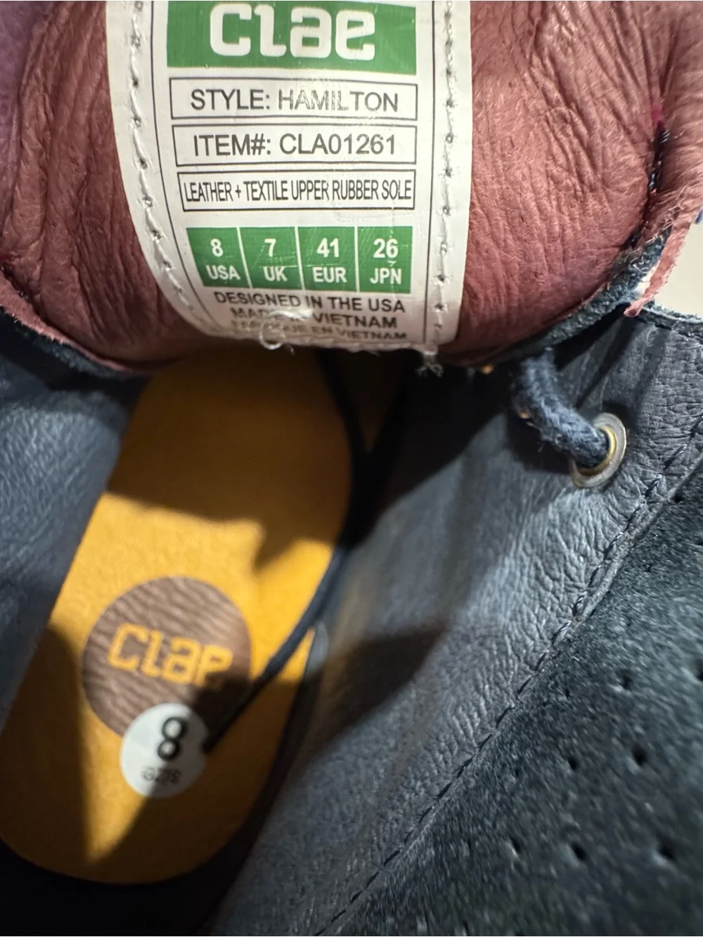 Clae stylish navy