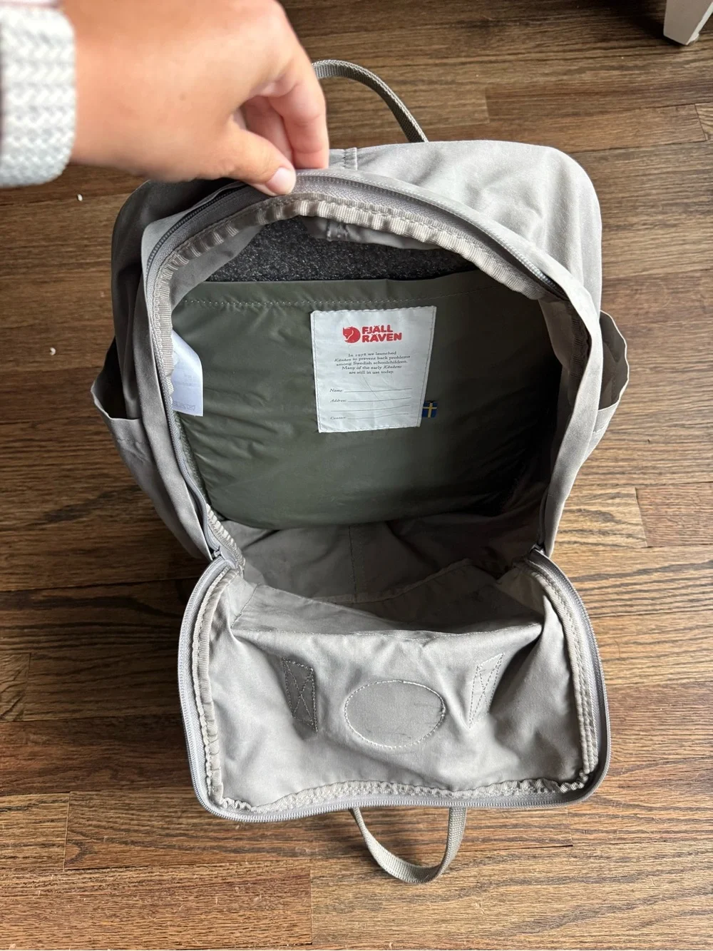 Fjallraven kånken gray