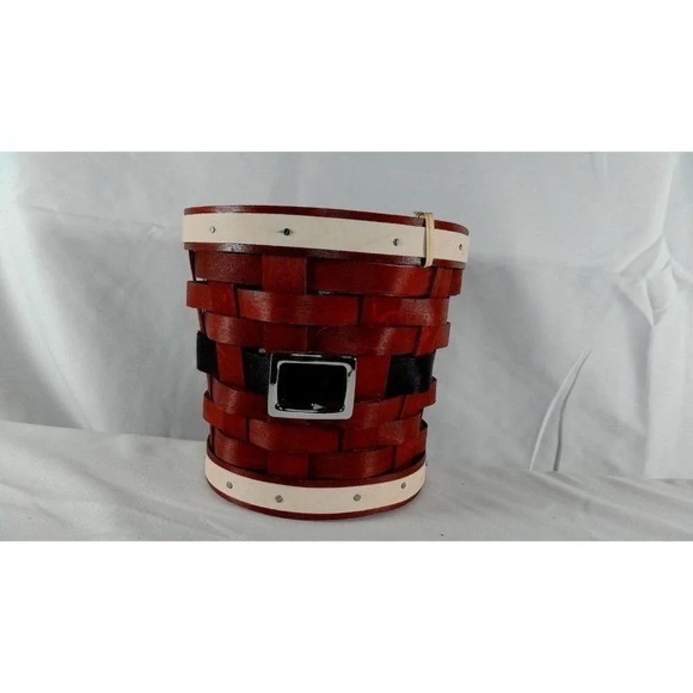 Longaberger Santa Belly Baby Basket Set - Basket and Protector -‎  New