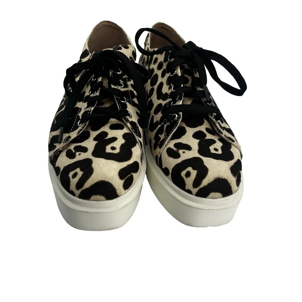 Paolo‎ Linea Karri leopard statement piece platform sneaker size 9.5